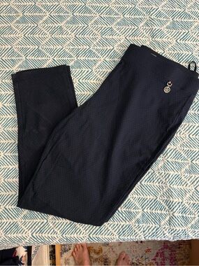 Tommy Hilfiger Navy Microdot Dress Pants